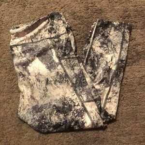 Marble Gray Work Out Leggings